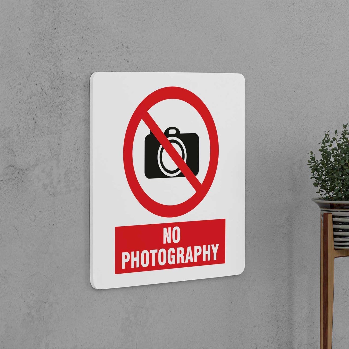 No Photography Sign - Housenama