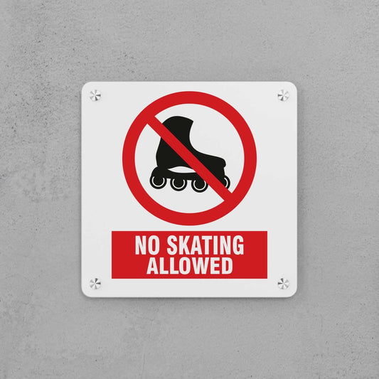 No Skating Allowed Sign - Housenama