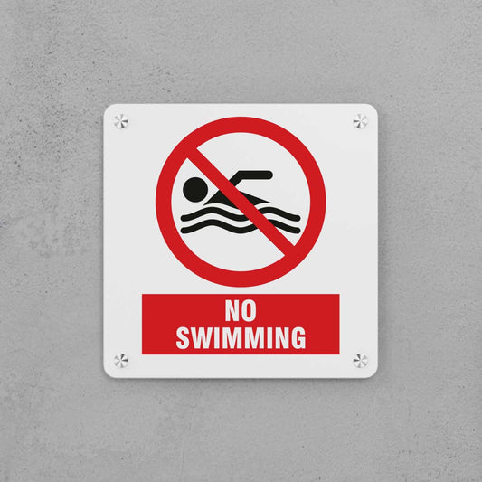 No Swimming Sign - Housenama