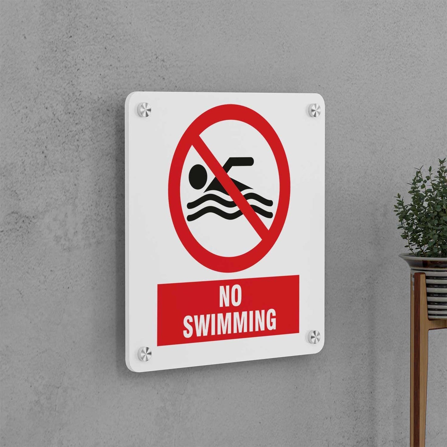 No Swimming Sign - Housenama