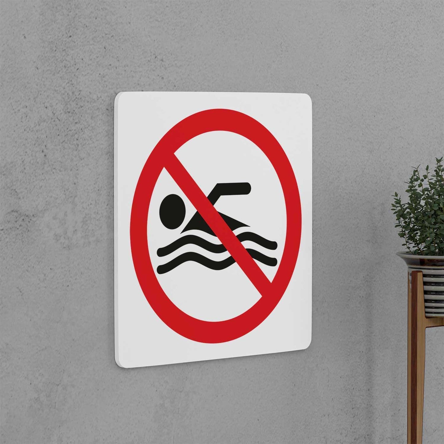 No Swimming Sign - Housenama