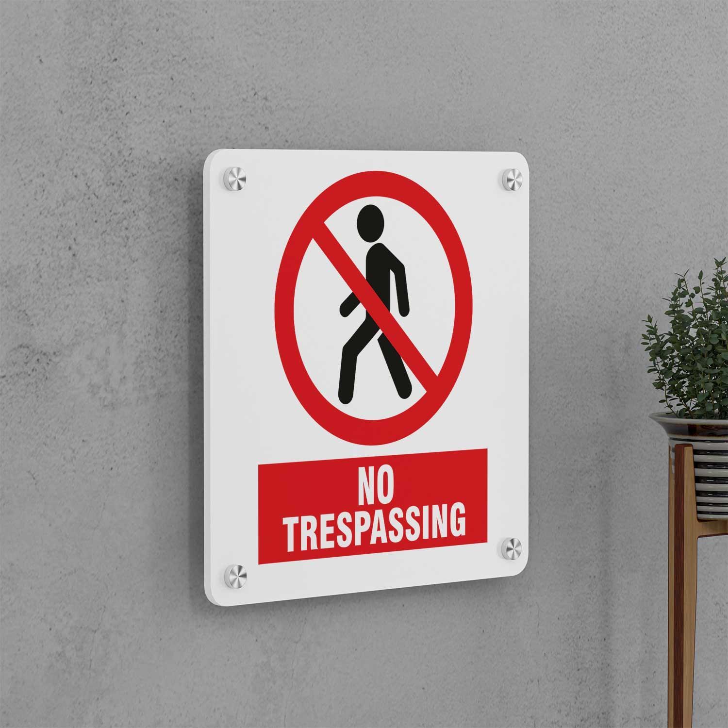 No Trespassing Sign - Housenama