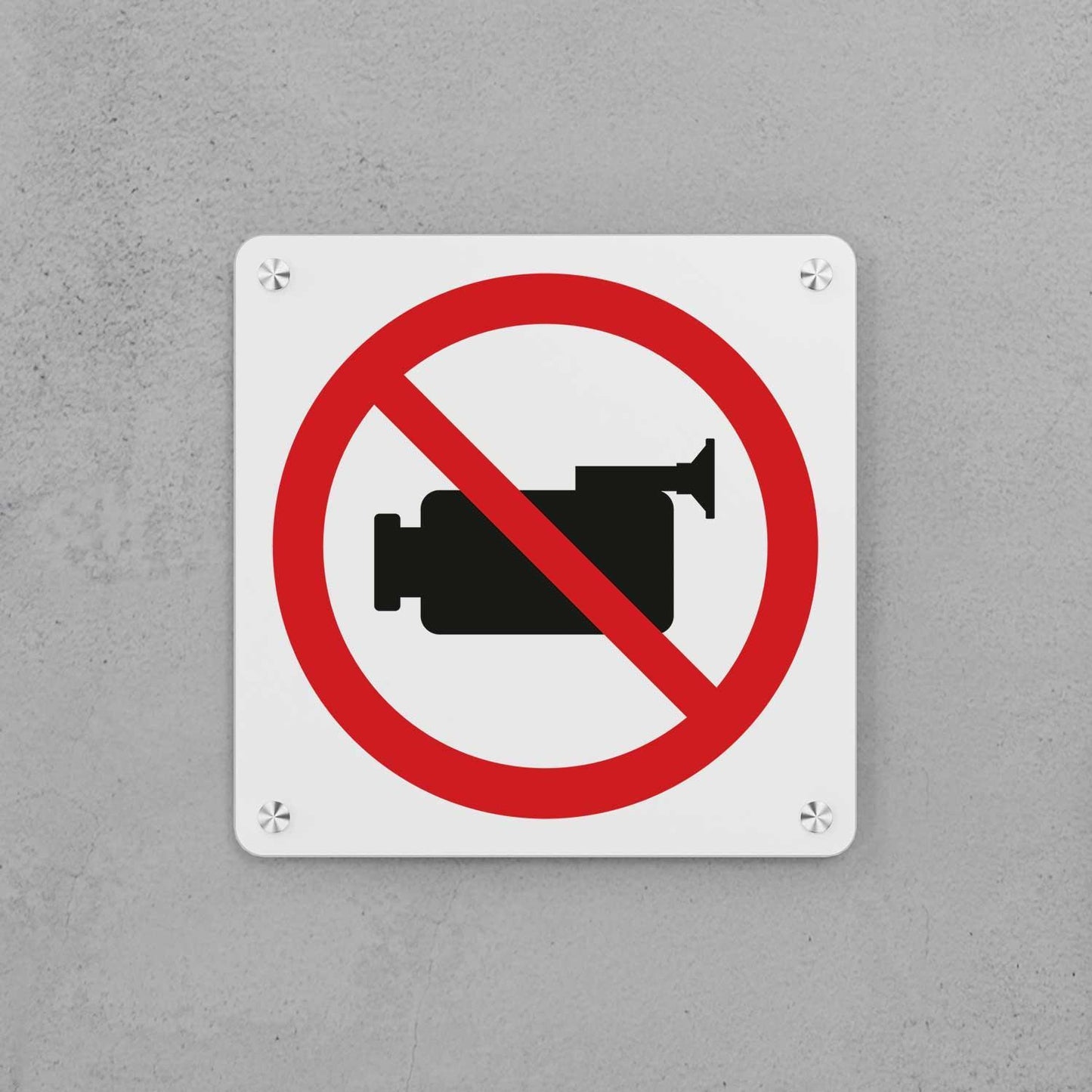 No Video Recording Sign - Housenama