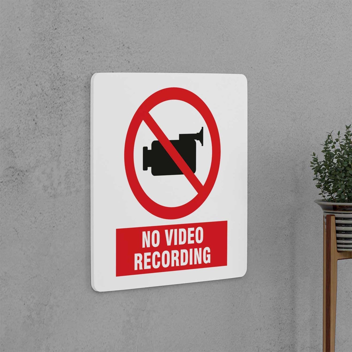 No Video Recording Sign - Housenama