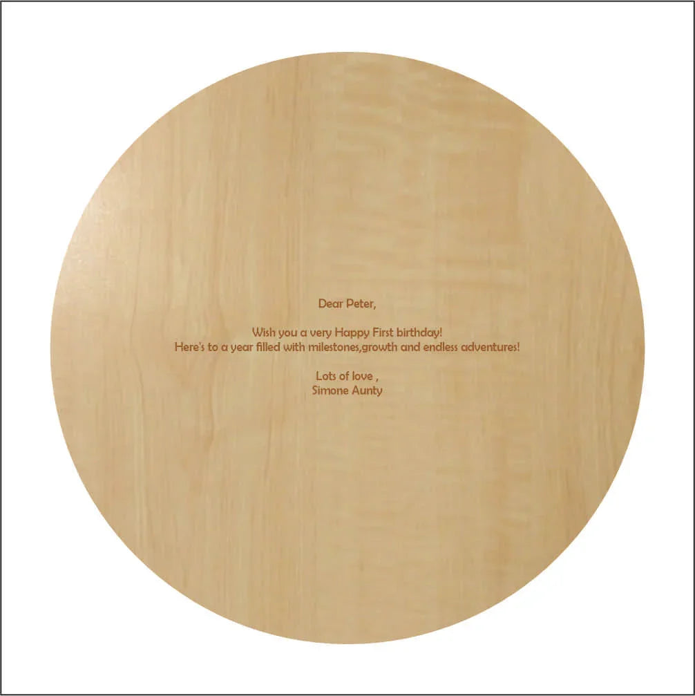 Personalised Wooden Name Puzzle - Outer Space