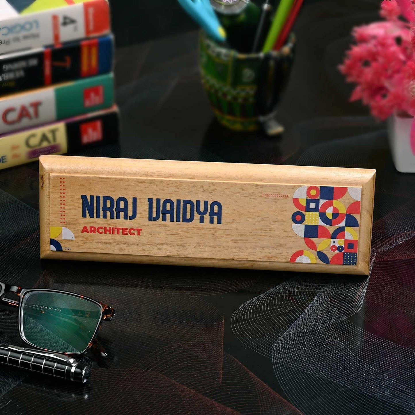 Professional Desk Name Plate for Architects & Interior Designers - Housenama