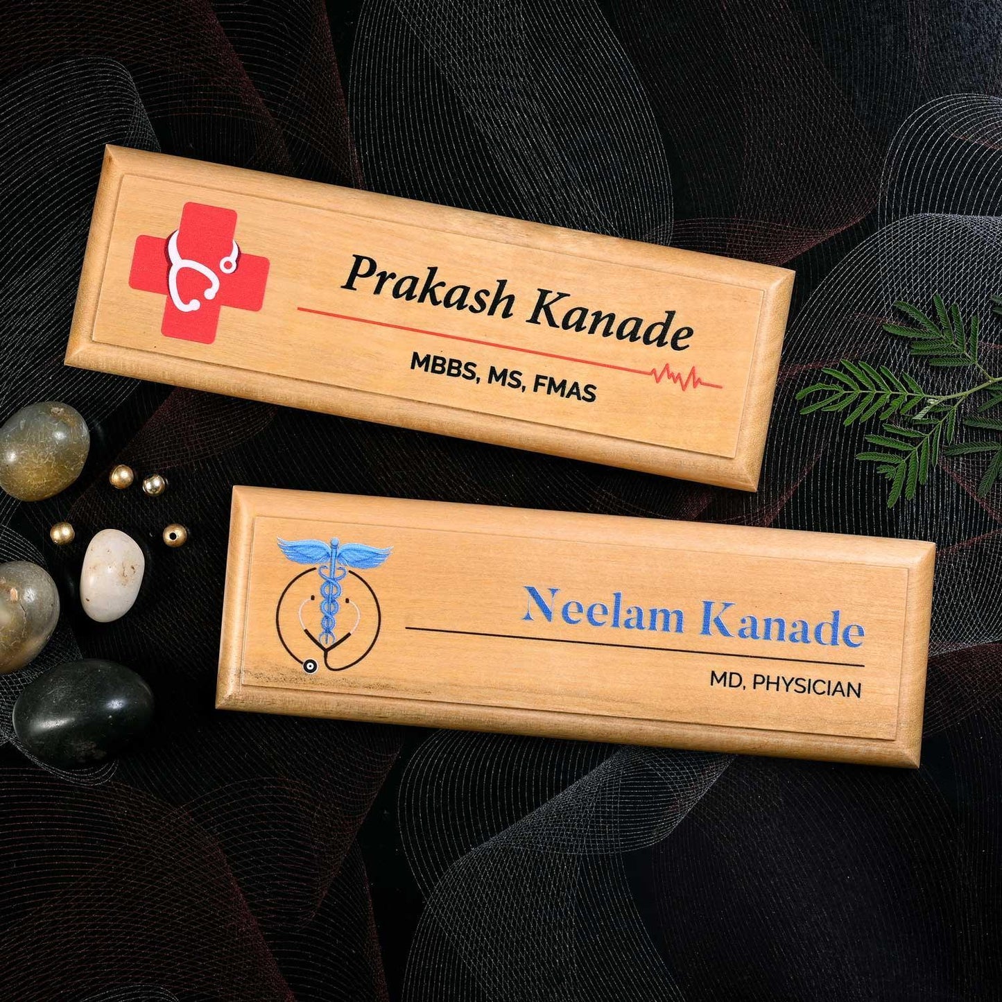 Professional Desk Name Plate for Doctors & Physicians - Housenama