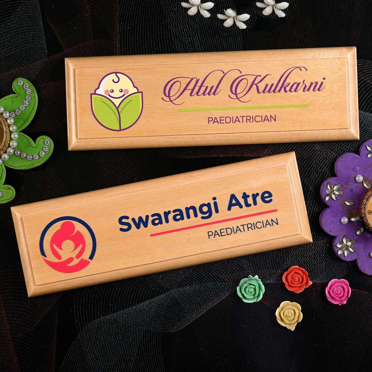 Professional Desk Name Plate for Paediatricians - Housenama