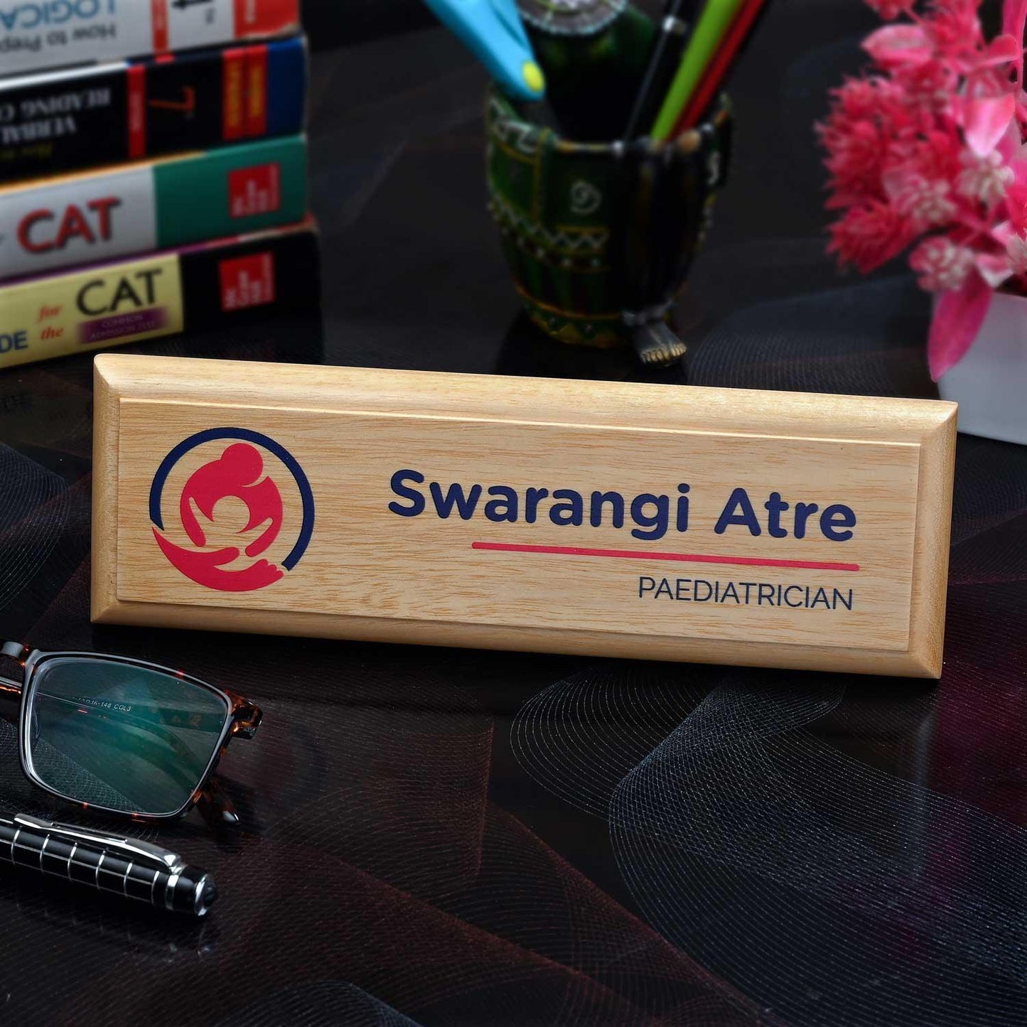 Professional Desk Name Plate for Paediatricians - Housenama