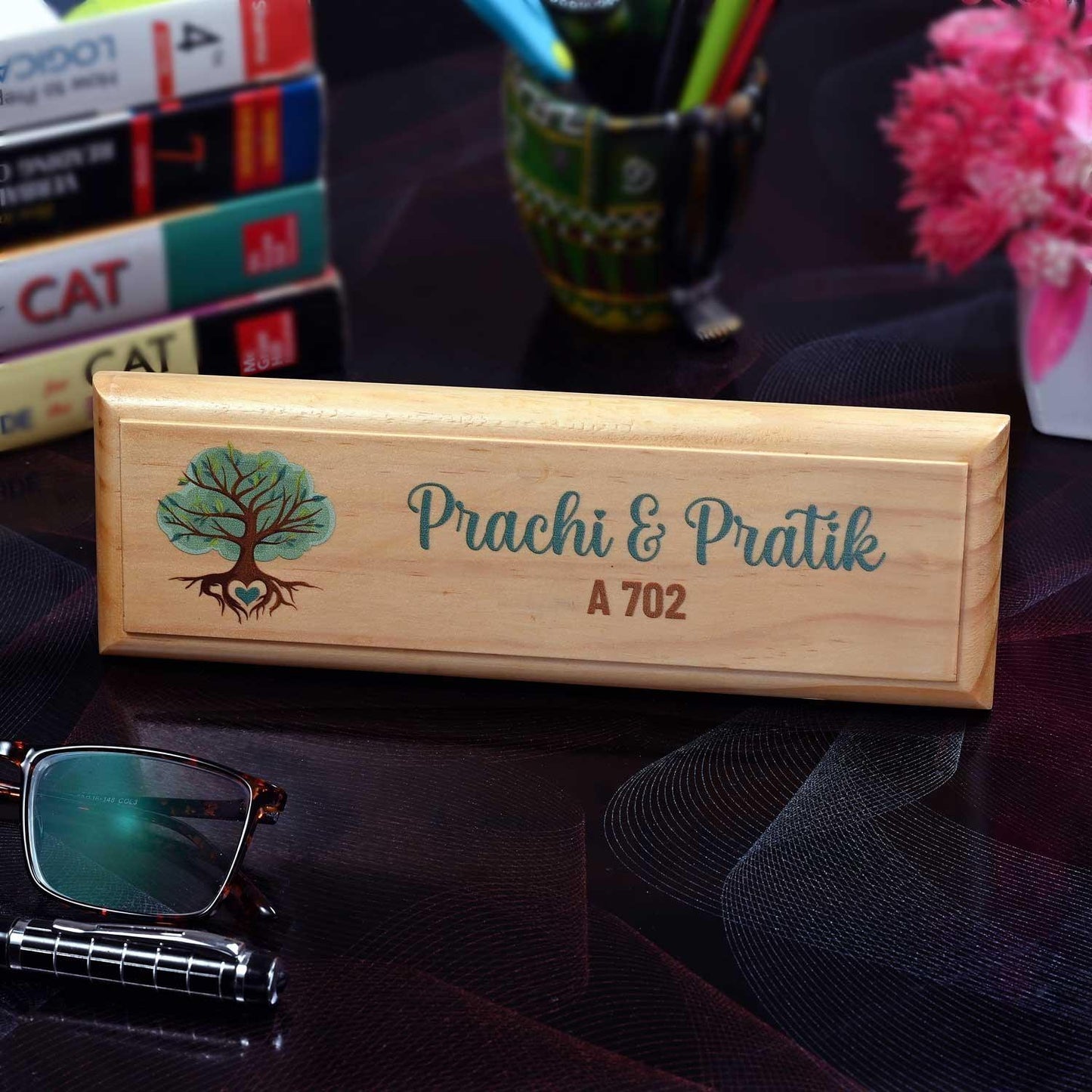 Professional Desk Name Plate - Tree of Life - Housenama