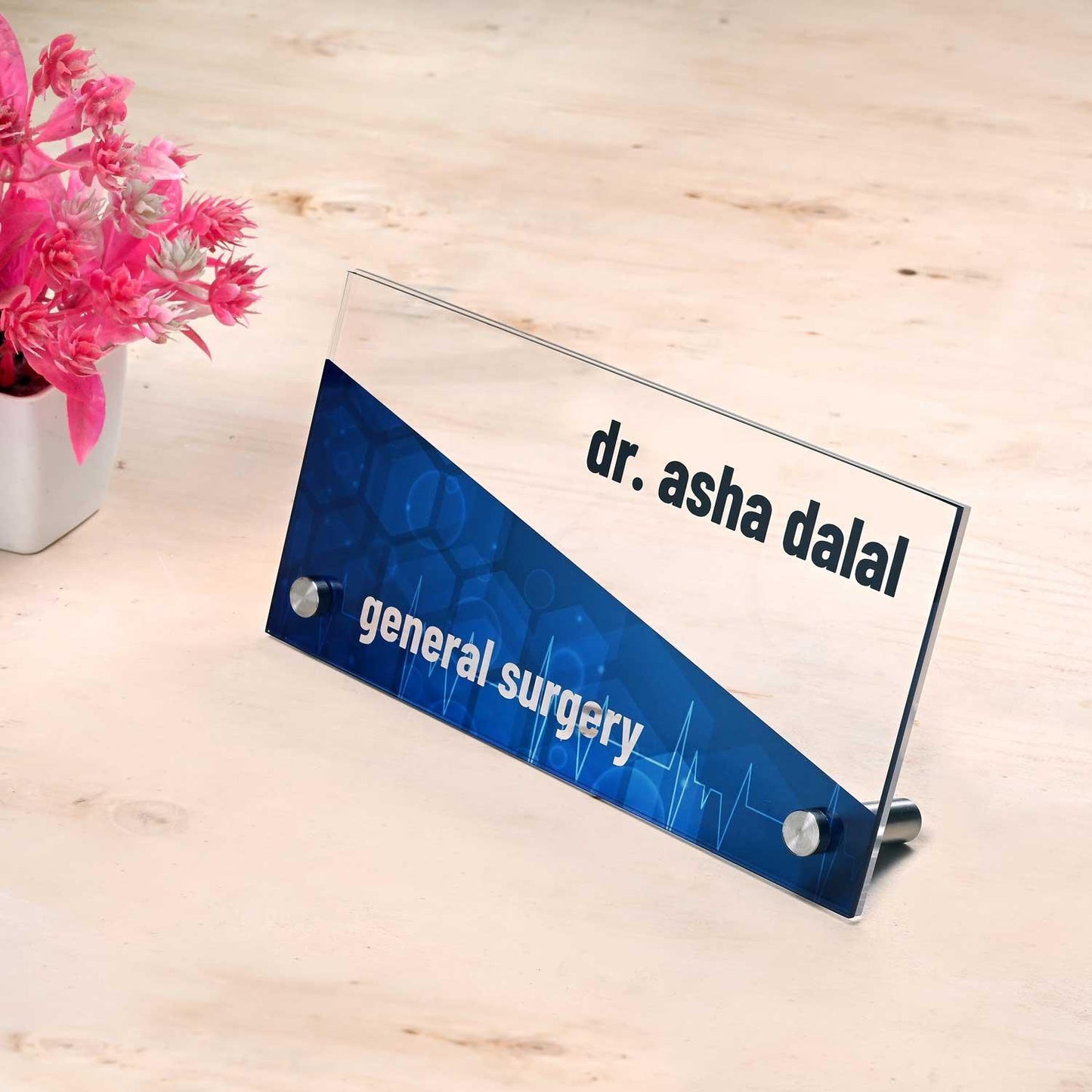 Pulse - Office Desk Sign for Healthcare/Pharma Executives - Housenama
