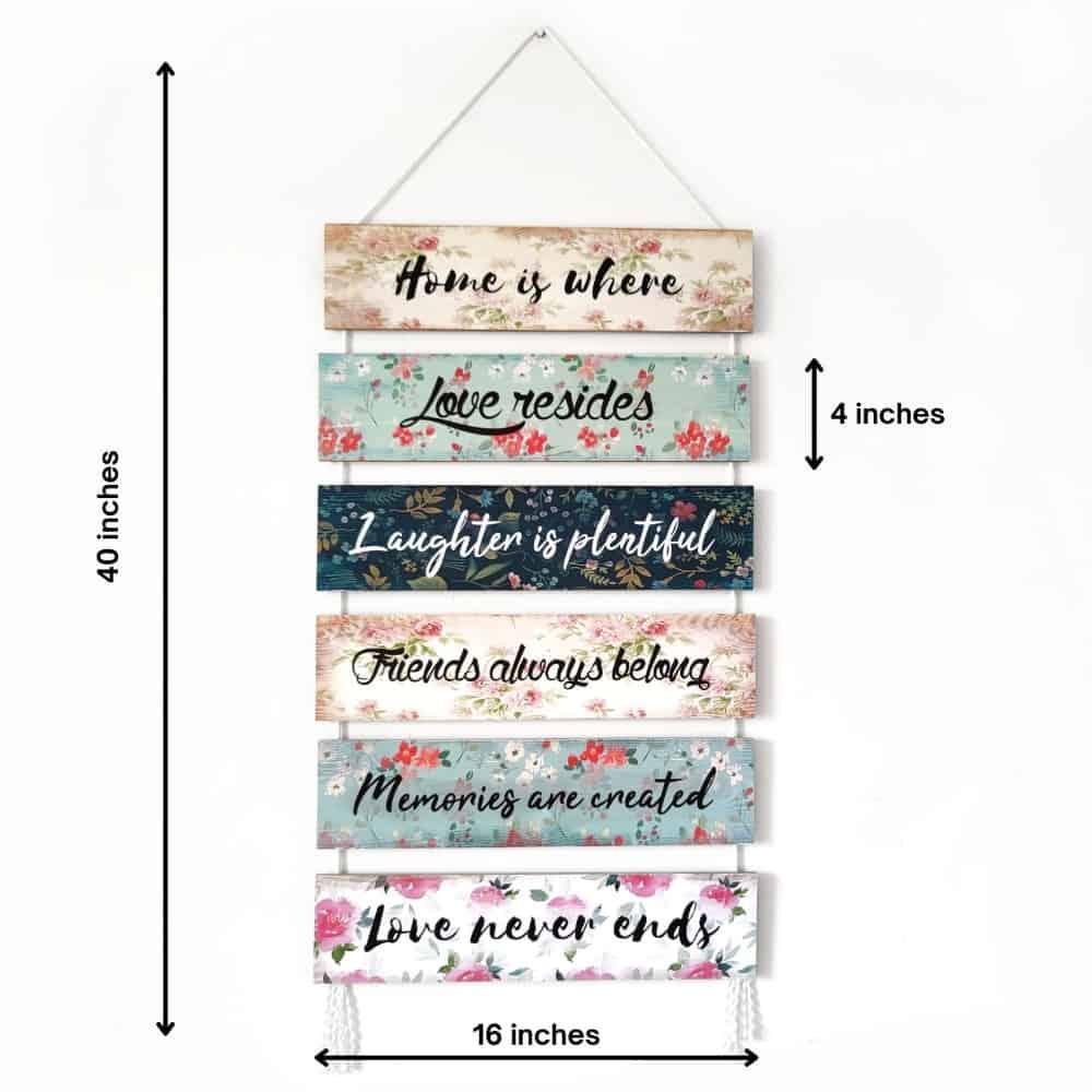 Welcome Sign - Home is Where Love Resides