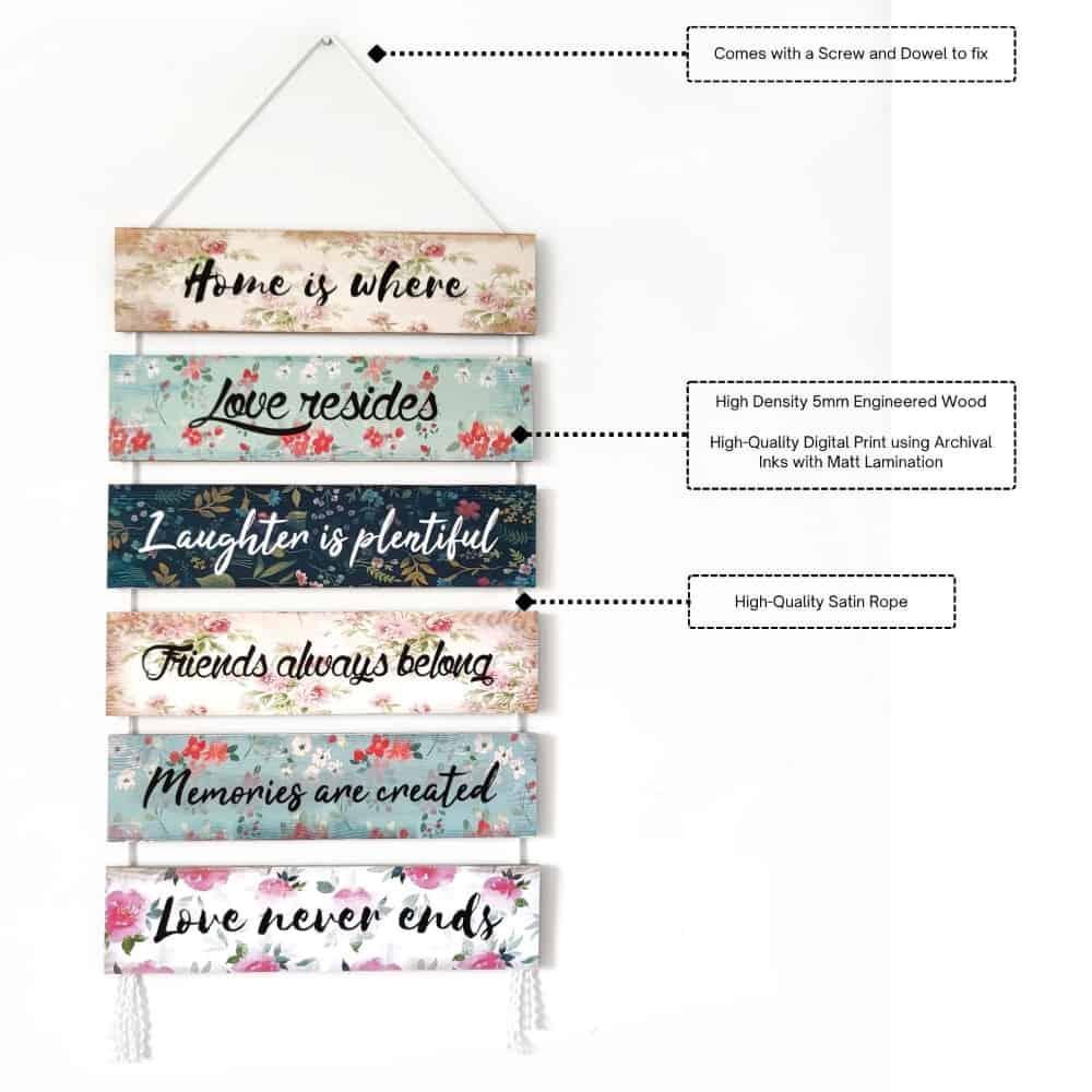 Welcome Sign - Home is Where Love Resides