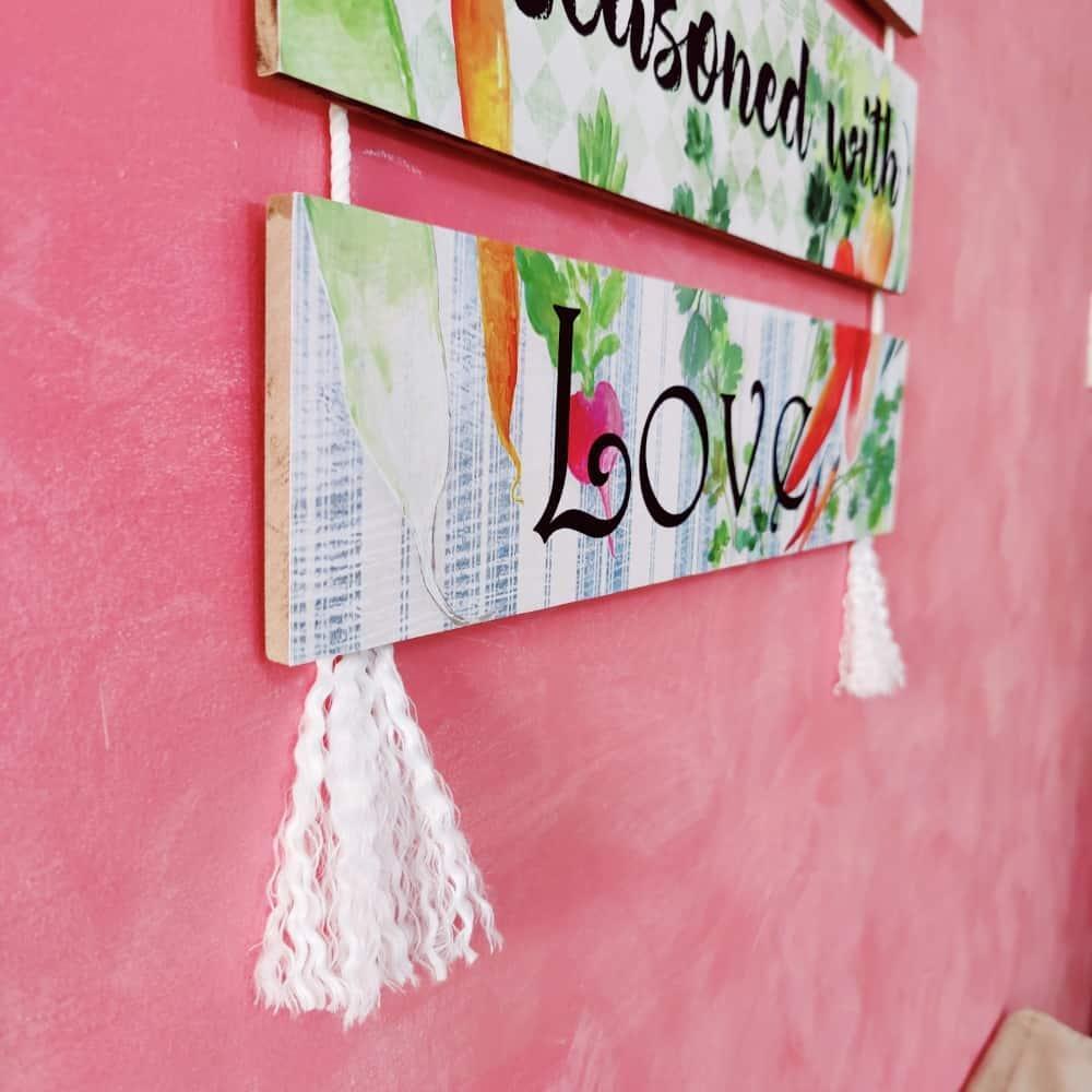Kitchen Wall Art - Seasoned With Love
