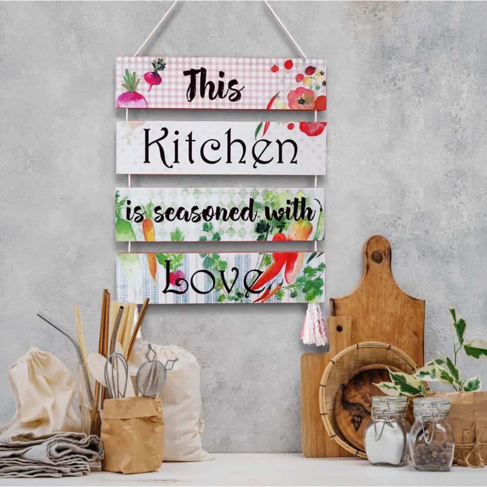 Kitchen Wall Art - Seasoned With Love