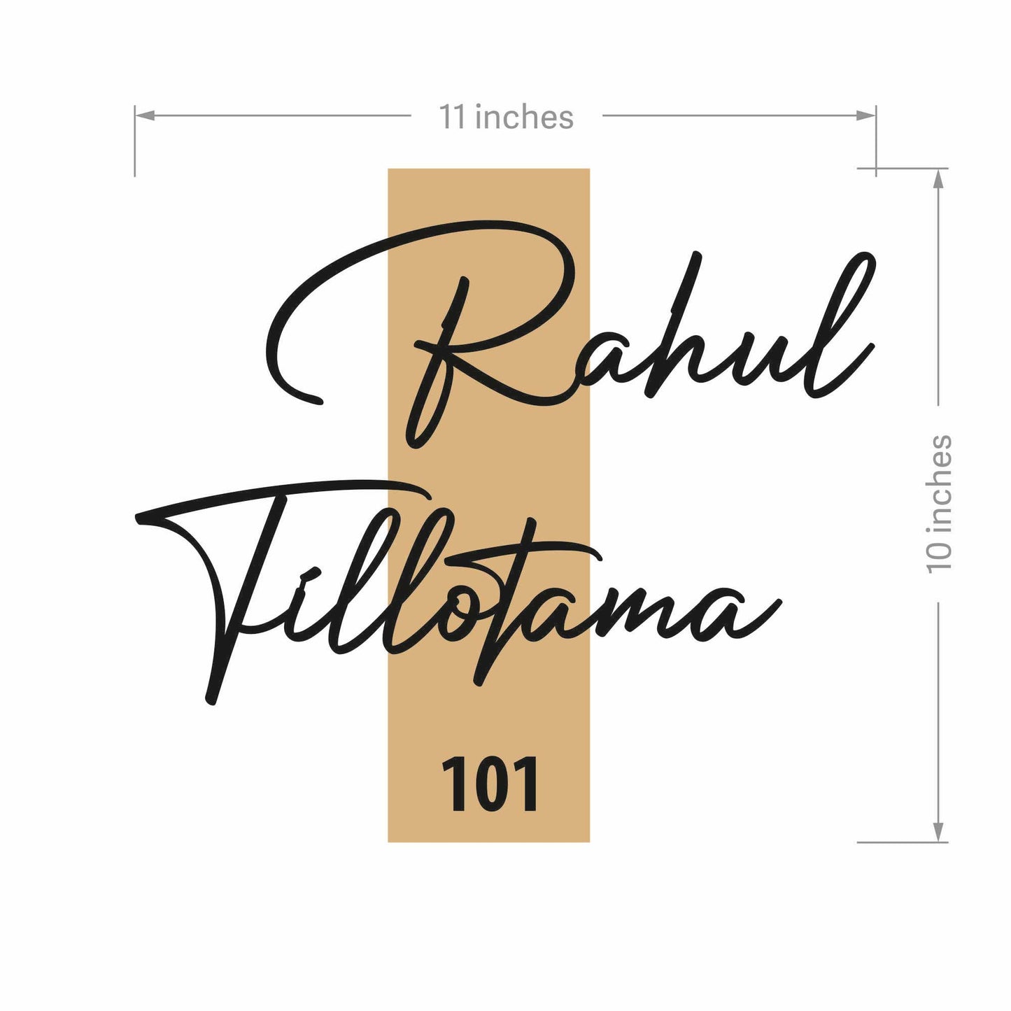 Elevation Stainless Steel Nameplate