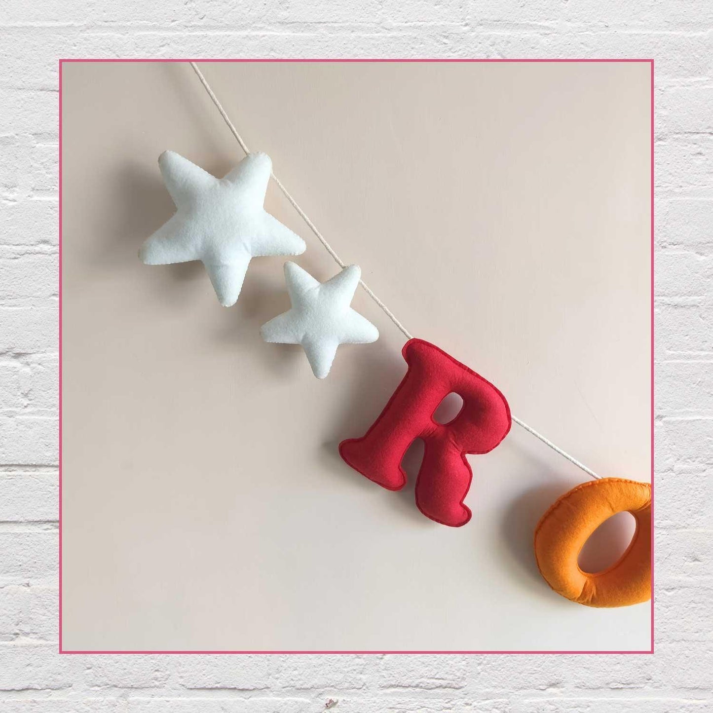 Rainbow Colours Felt Bunting for Kids - Housenama