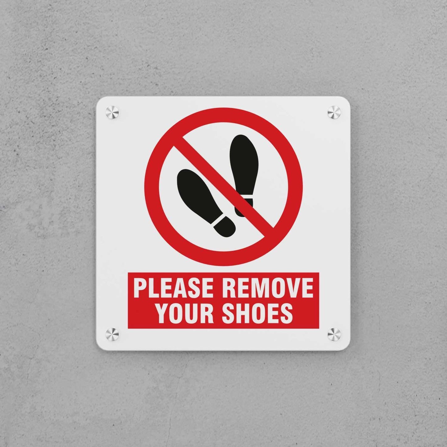Remove Your Shoes Sign - Housenama