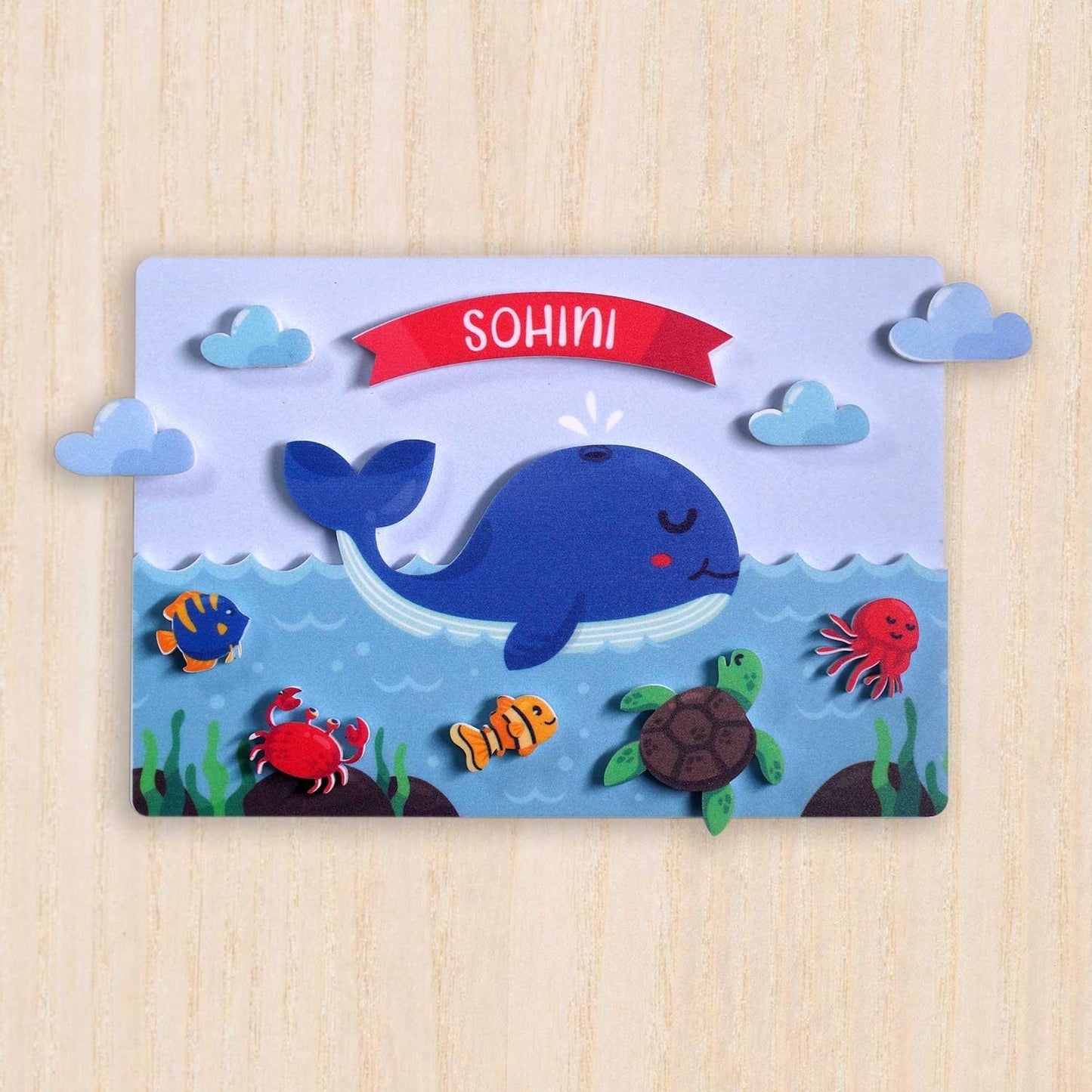 Sea World - Kids' Room Door Sign - Housenama