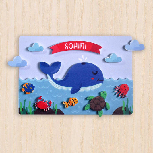 Sea World - Kids' Room Door Sign - Housenama