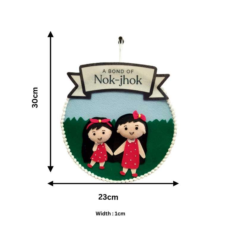 Sisterhood Tales - Felt Rakhi Wall Hanging