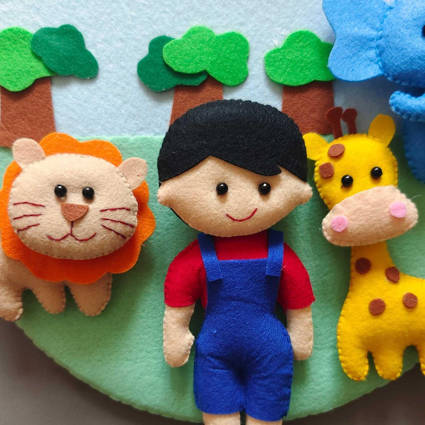 Jungle Safari - Felt Wall Hanging