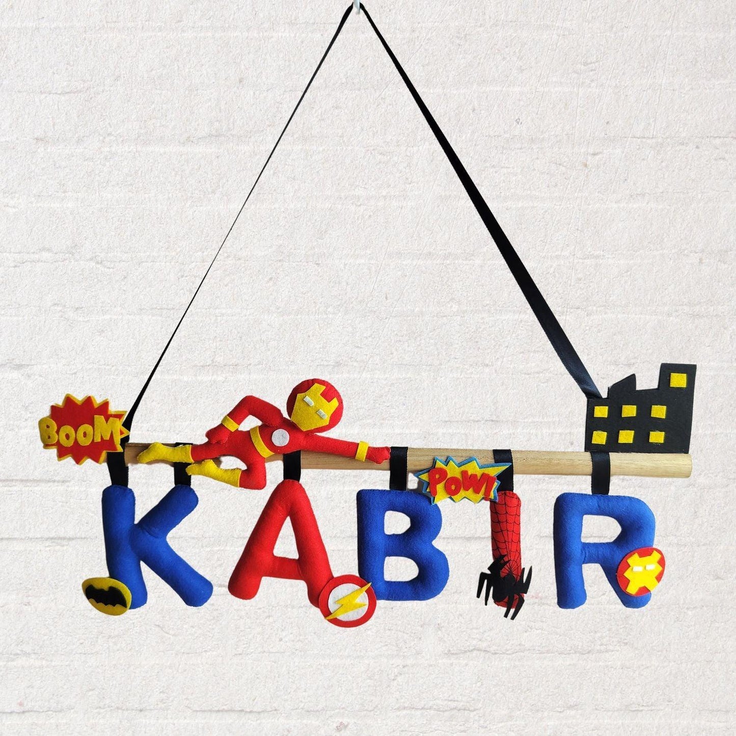 Superhero Avenger - Personalized Name Bunting for Kids - Housenama