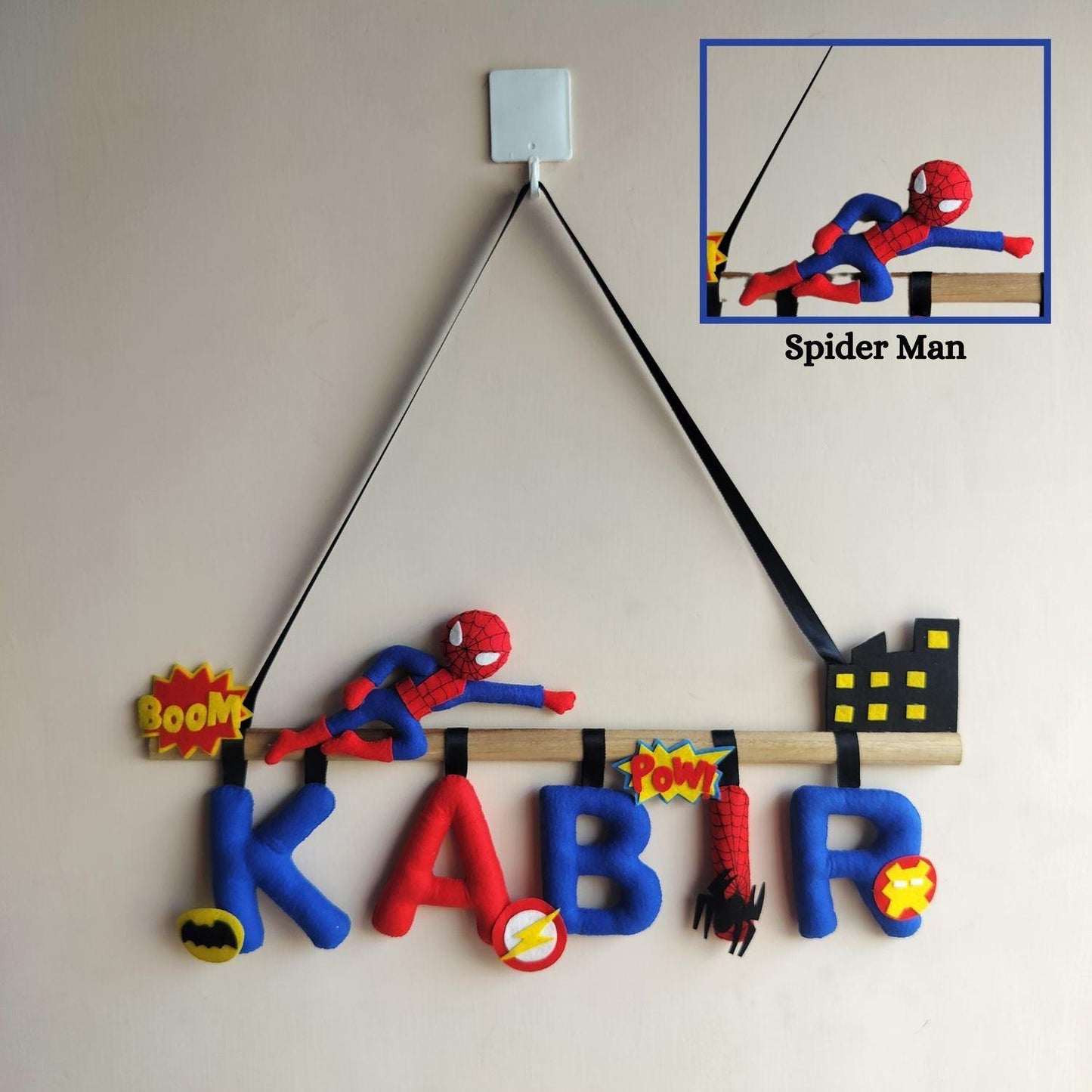 Superhero Avenger - Personalized Name Bunting for Kids - Housenama