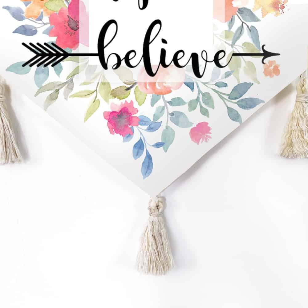 Tapestry - Wall Hanging - Dream Love Hope Believe