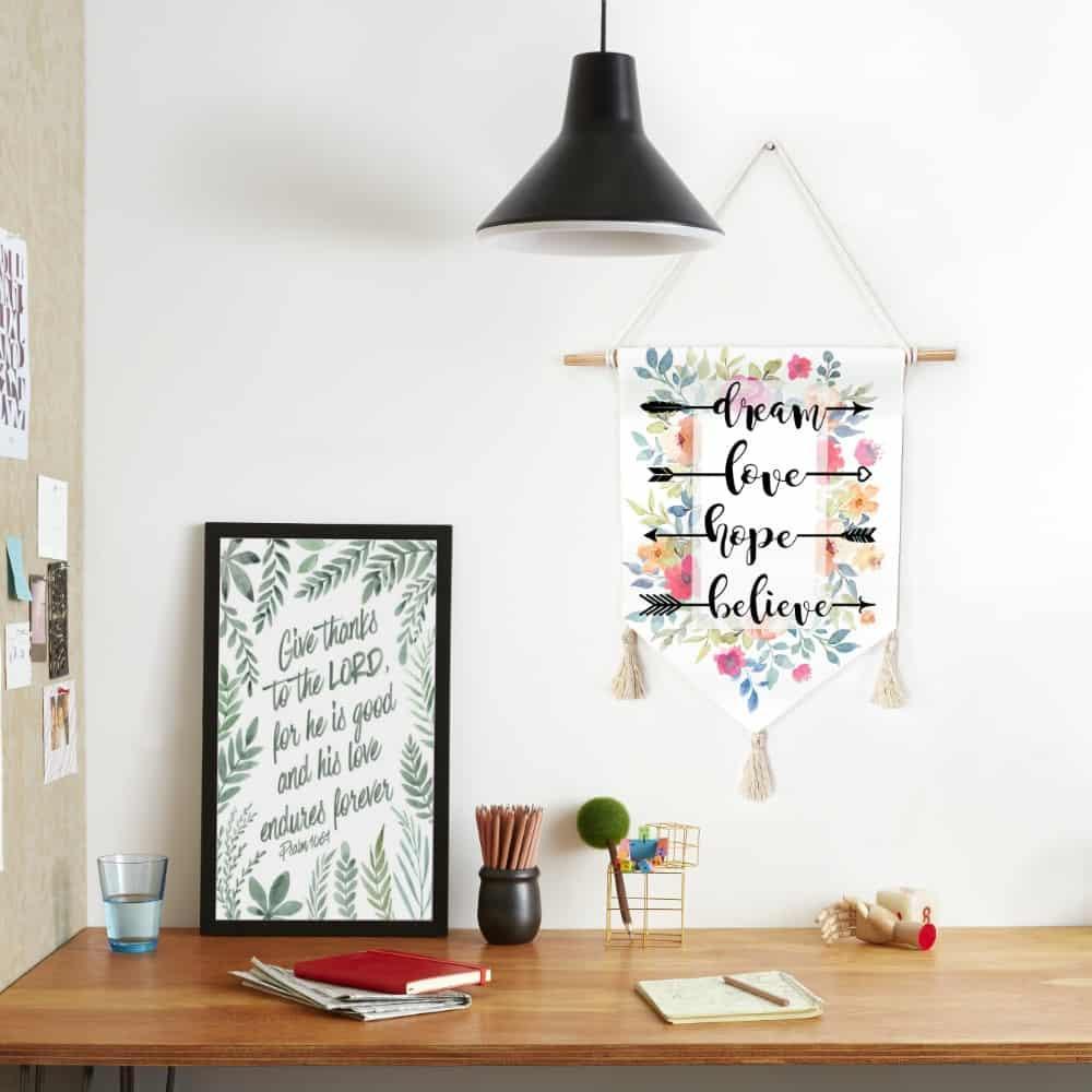 Tapestry - Wall Hanging - Dream Love Hope Believe