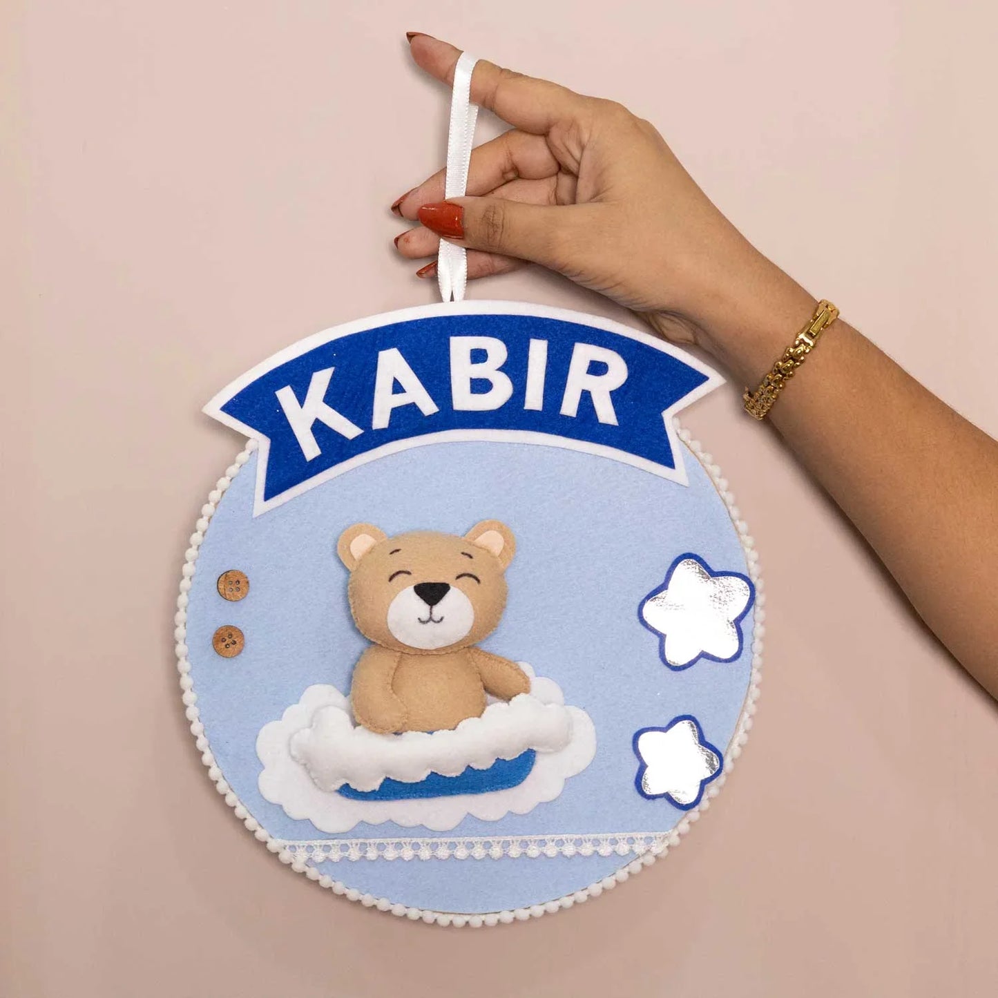 Teddy Cloud - Felt Name Plate
