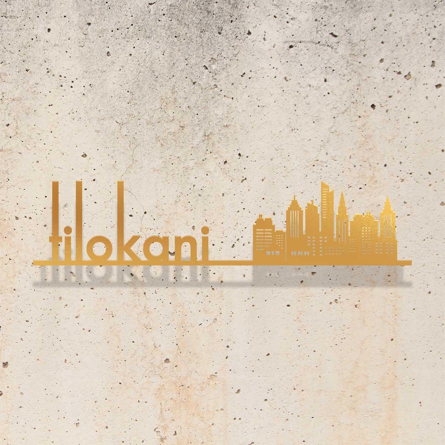 Tilokani - Cutout Steel Name Plate
