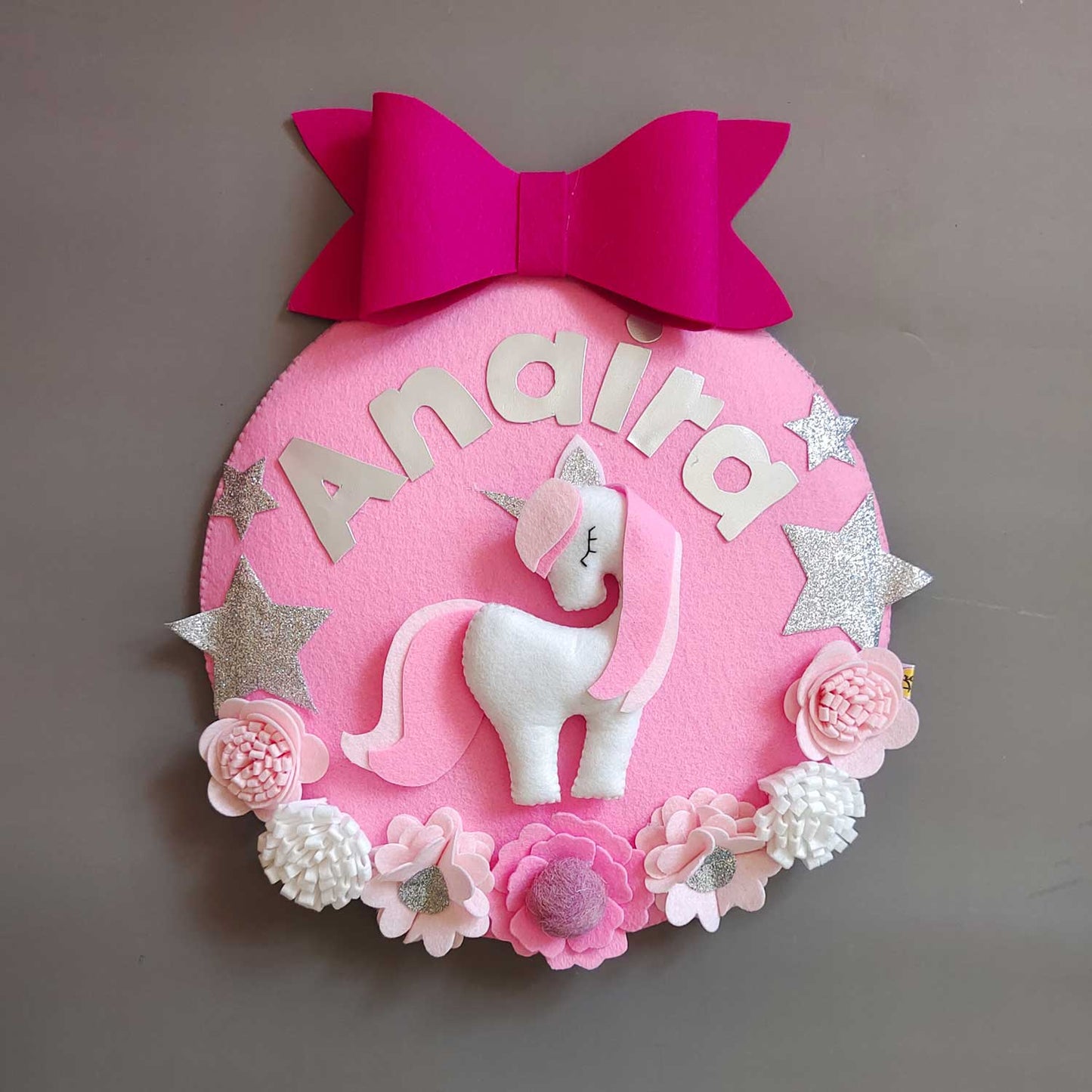 Unicorn Love - Felt Wall Hanging