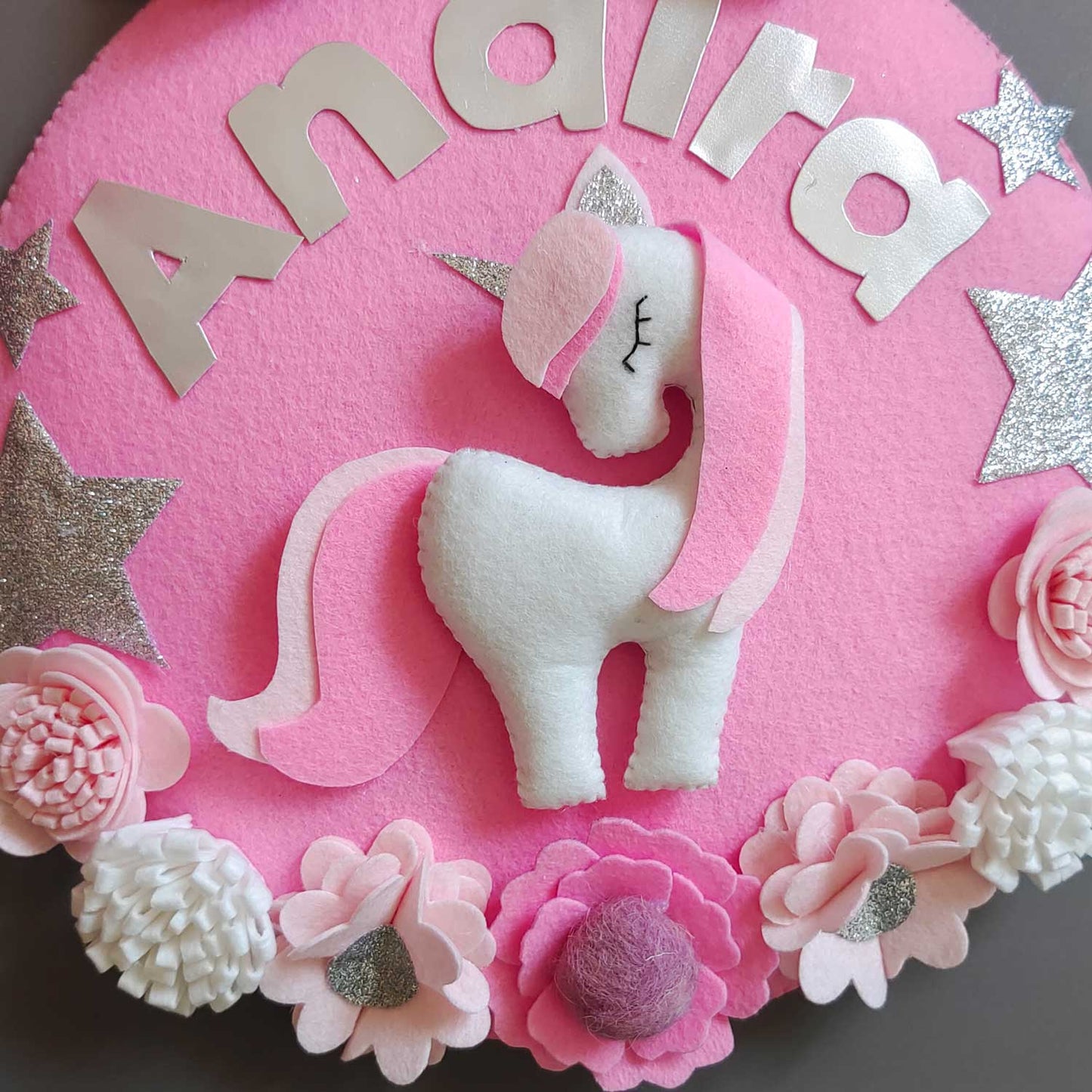Unicorn Love - Felt Wall Hanging