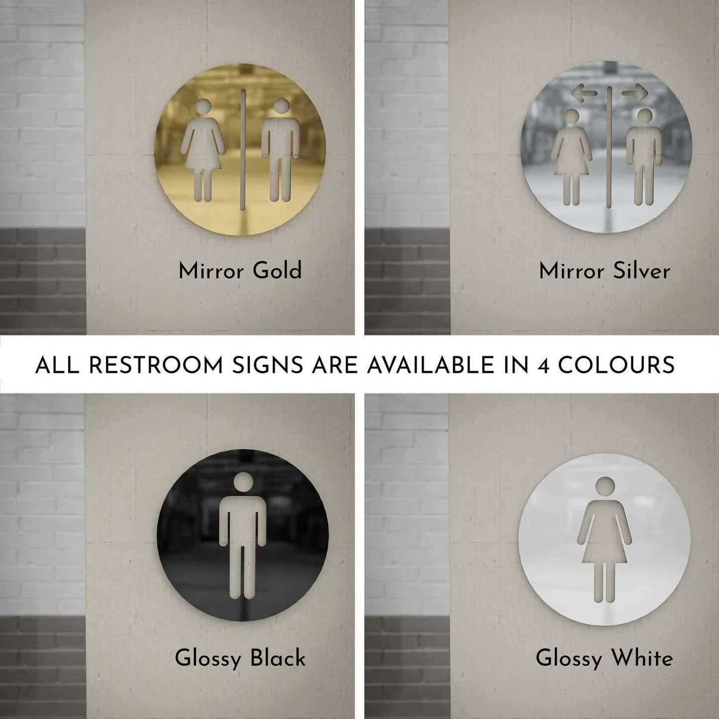 Unisex Restroom Sign