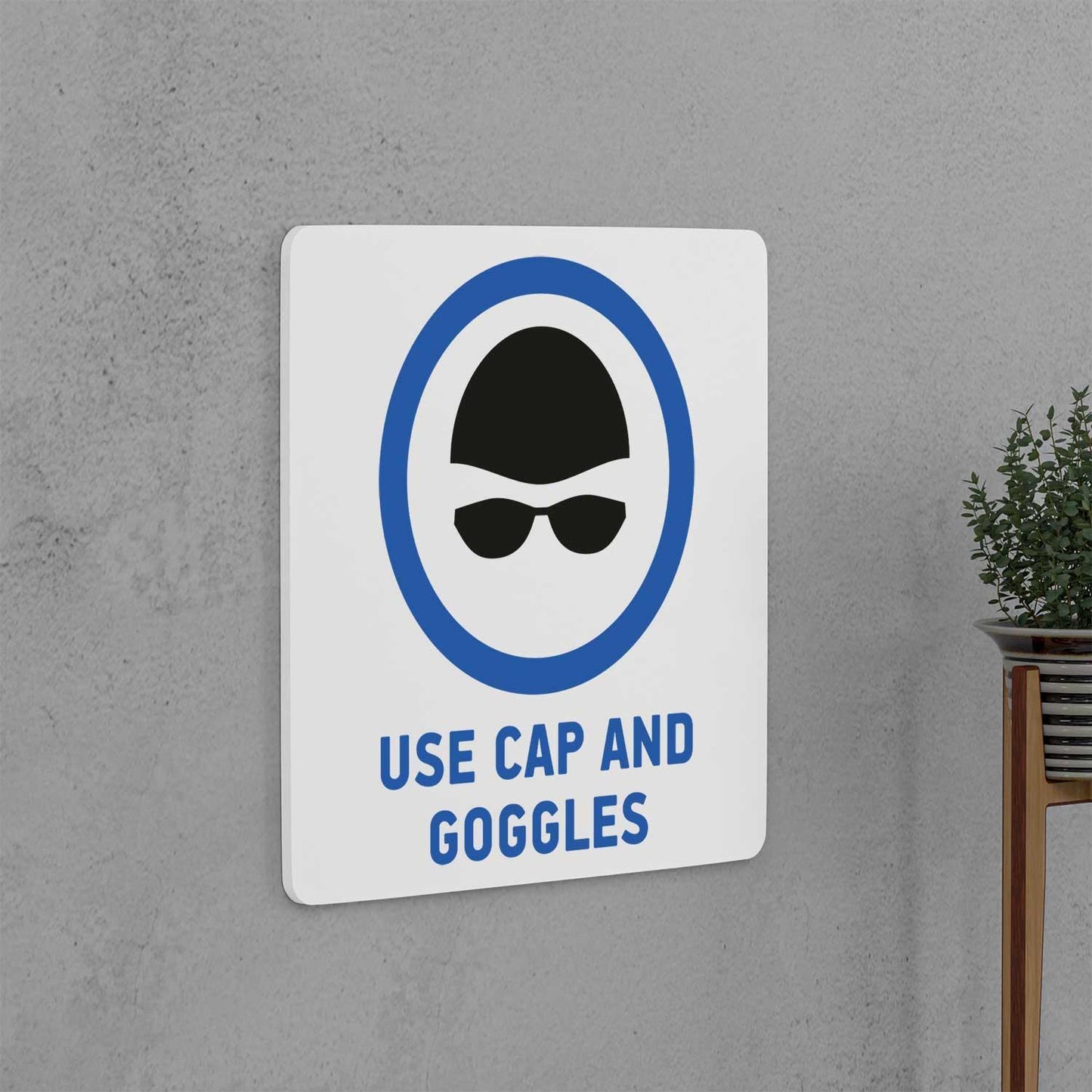 Use Cap and Goggles Sign - Housenama