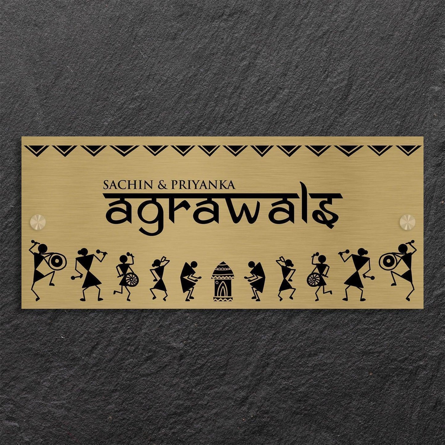 Warli - Stainless Steel Name Plate