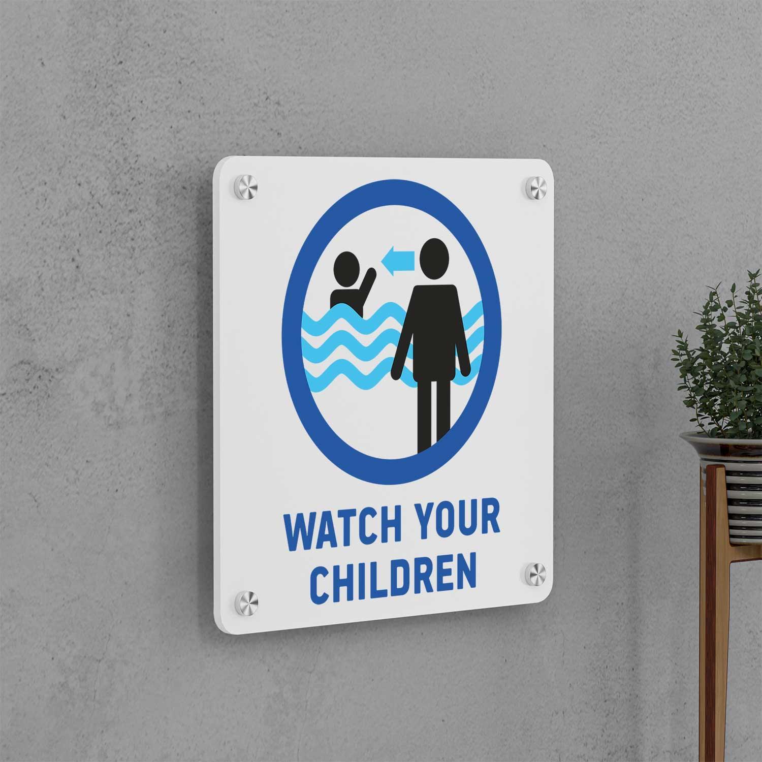 Watch Your Children Sign - Housenama
