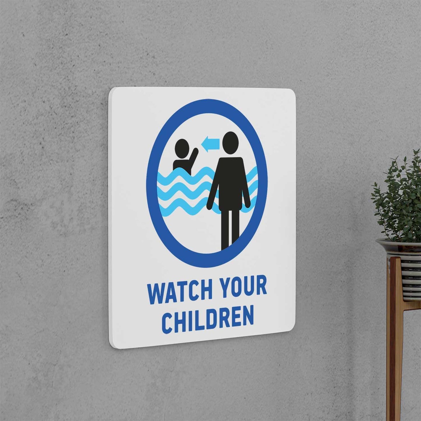 Watch Your Children Sign - Housenama