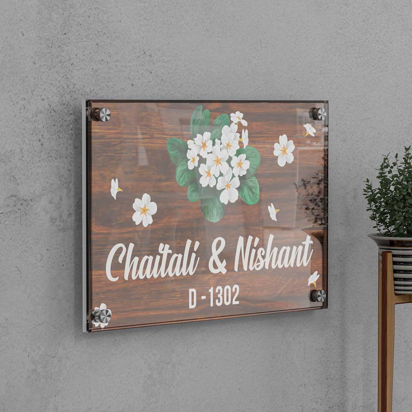 Woodland Retreat - Acrylic Name Plate - Housenama
