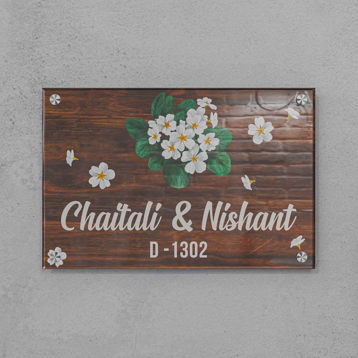 Woodland Retreat - Acrylic Name Plate - Housenama