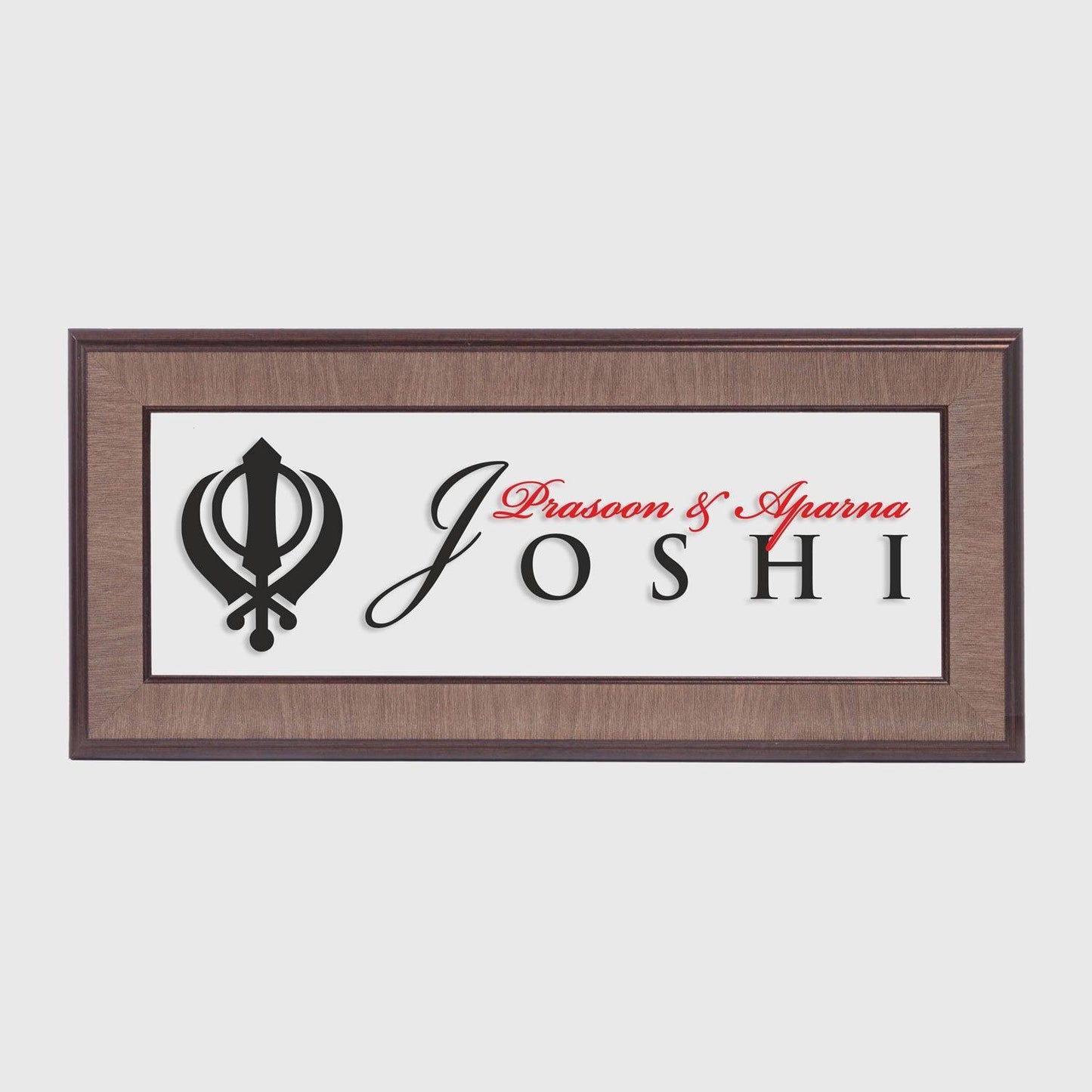 Allegro Name Plate - Khanda - Housenama