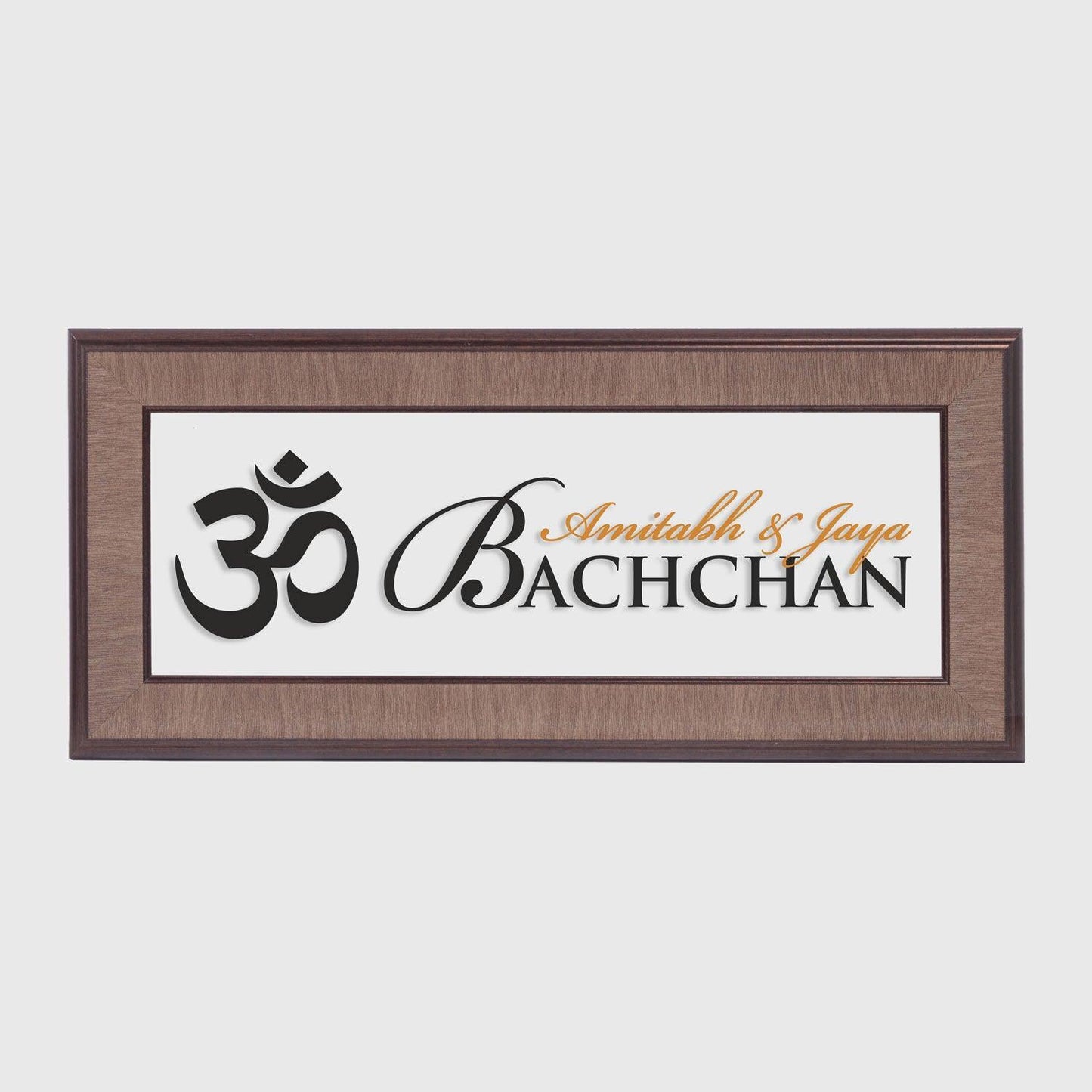 Allegro Name Plate - Om - Housenama