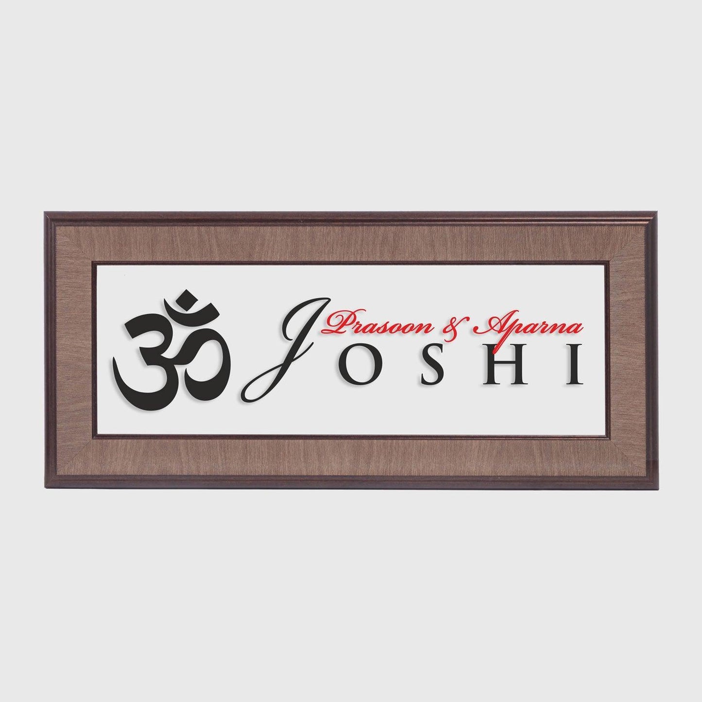 Allegro Name Plate - Om - Housenama