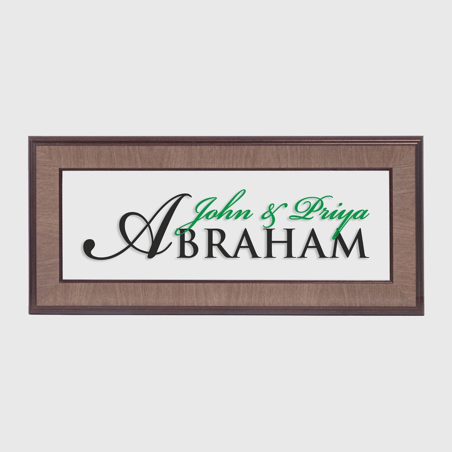 Allegro Name Plate - Rectangle - Housenama