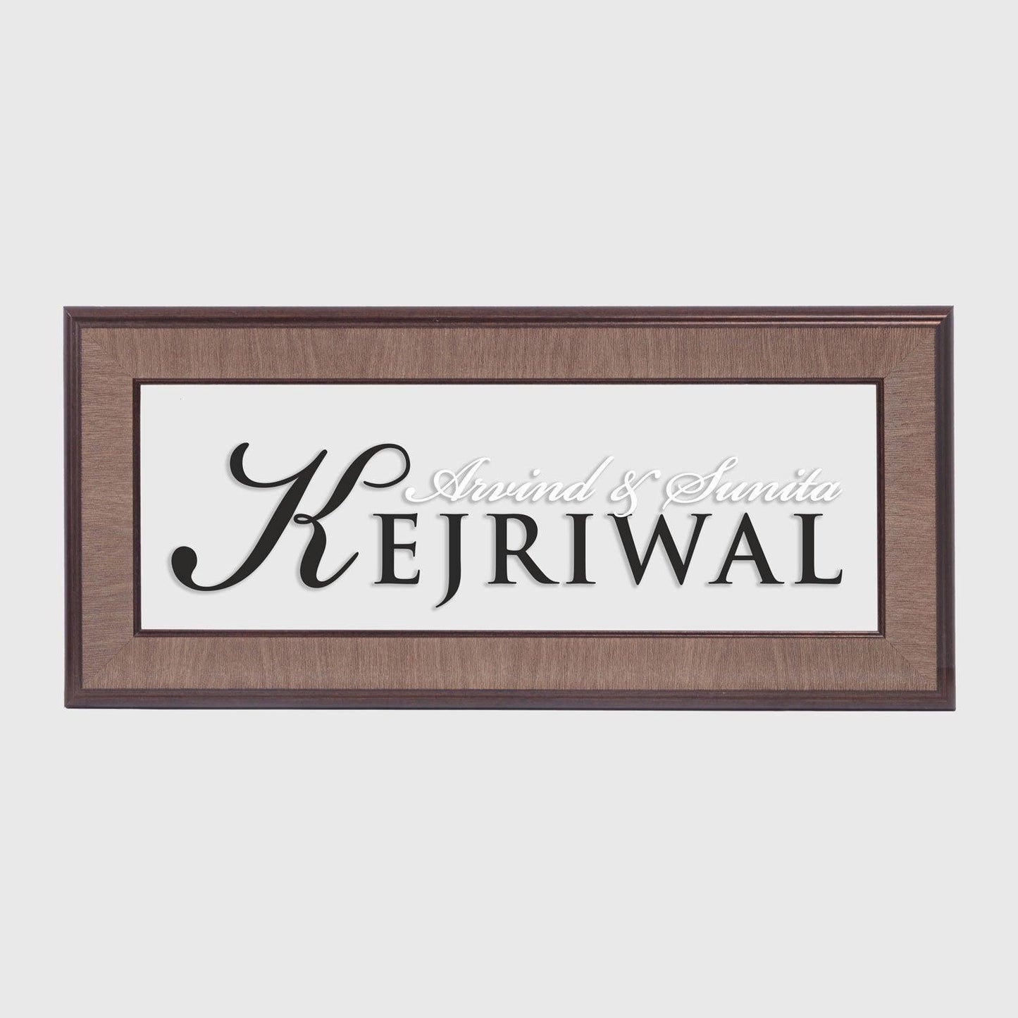 Allegro Name Plate - Rectangle - Housenama