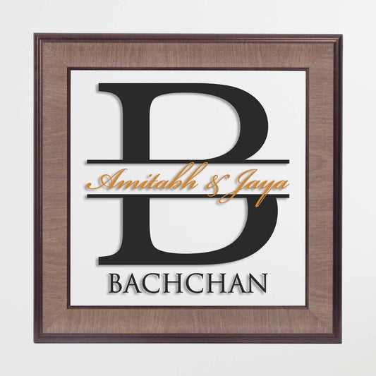Allegro Name Plate - Square - Housenama