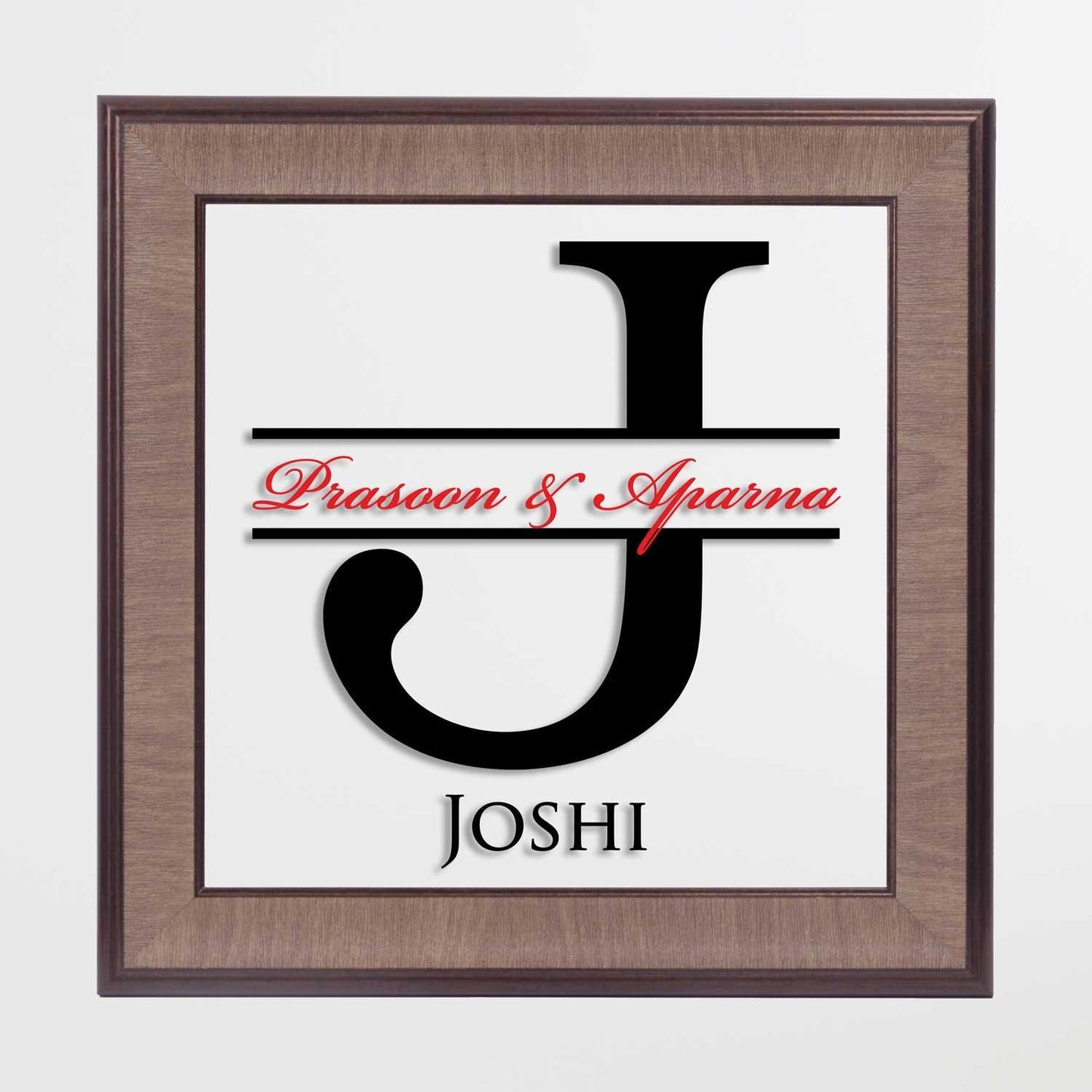 Allegro Name Plate - Square - Housenama