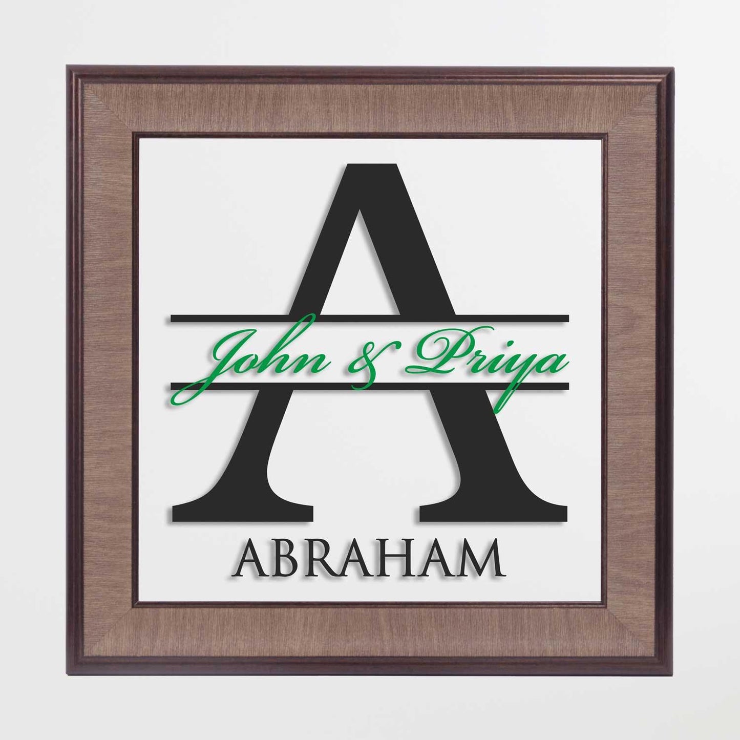 Allegro Name Plate - Square - Housenama