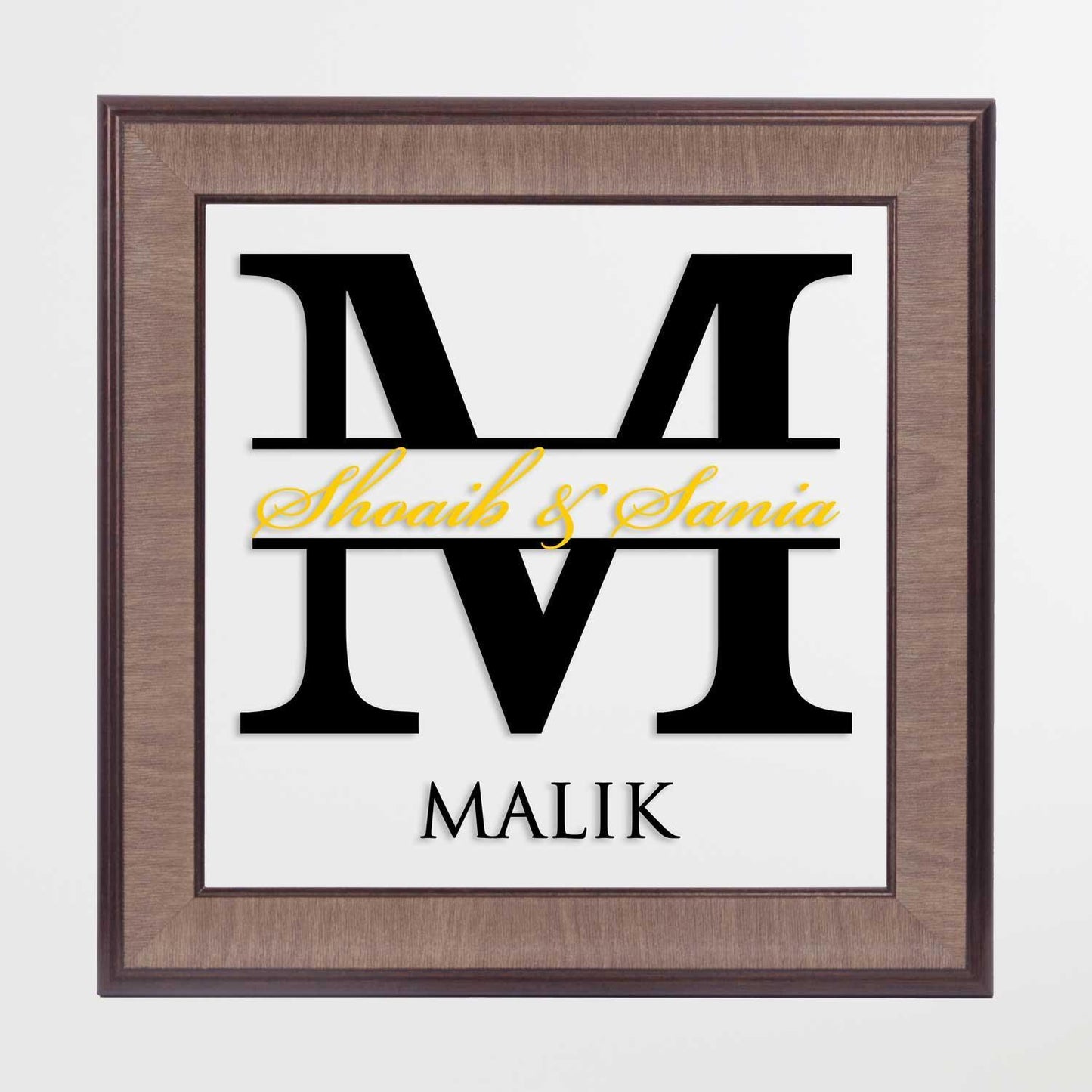 Allegro Name Plate - Square - Housenama